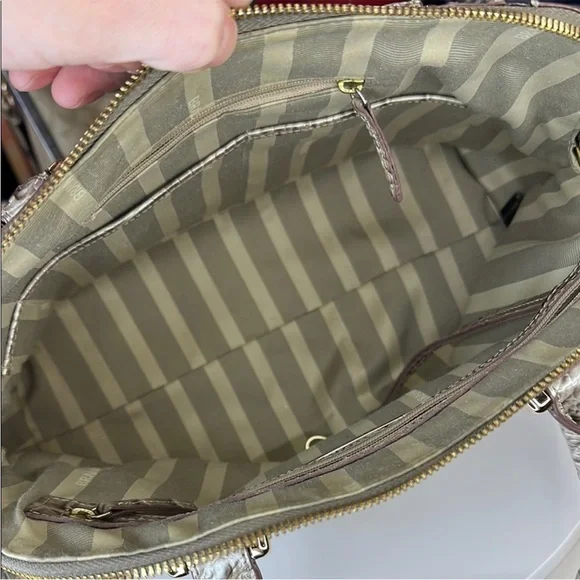 Brahmin Crocodile-Embossed Handbag - Picture 11 of 14